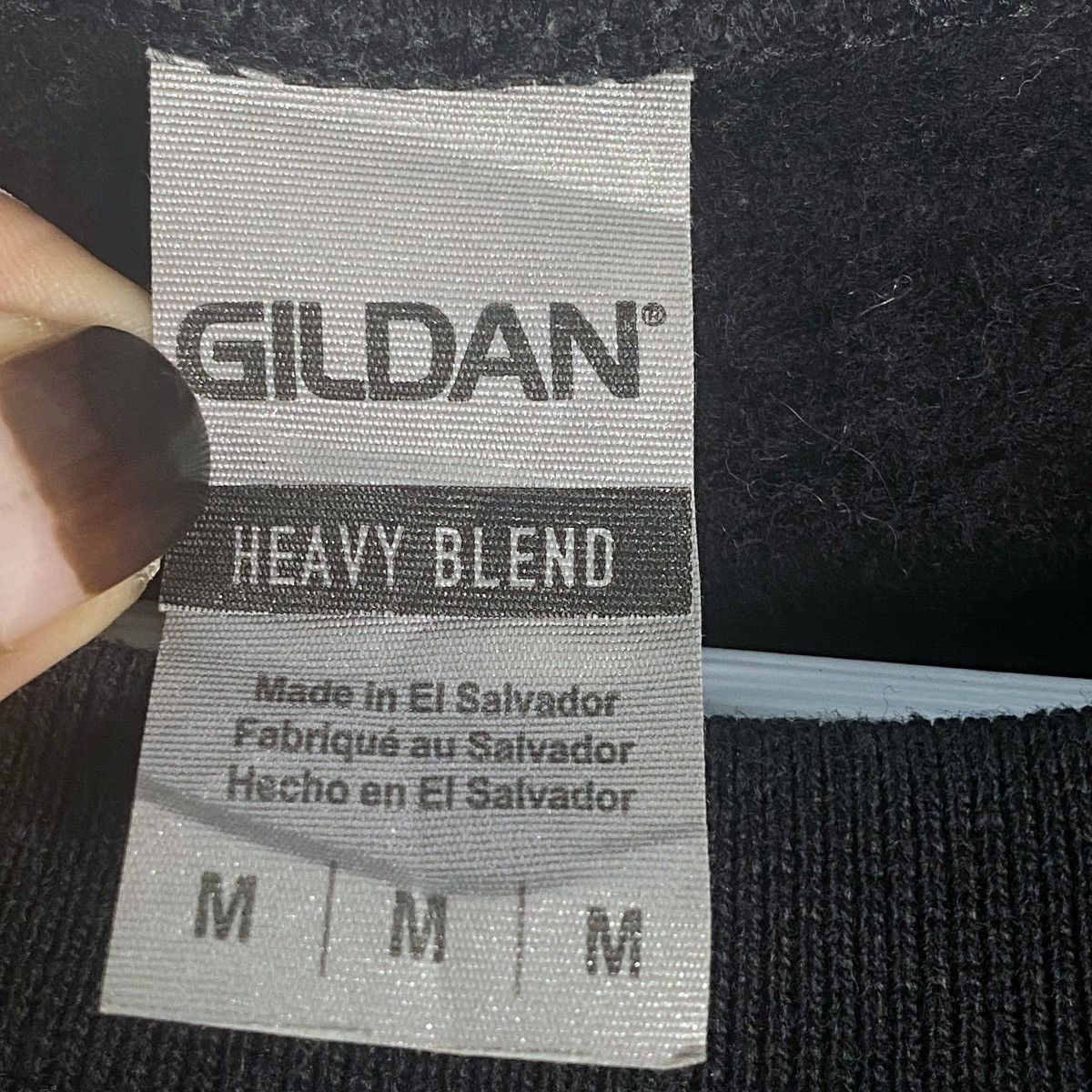 Gildan Lets Stay Home Sweathsirt Black Crewneck Pullover Jumper Size US M / EU 48-50 / 2 - 5 Thumbnail