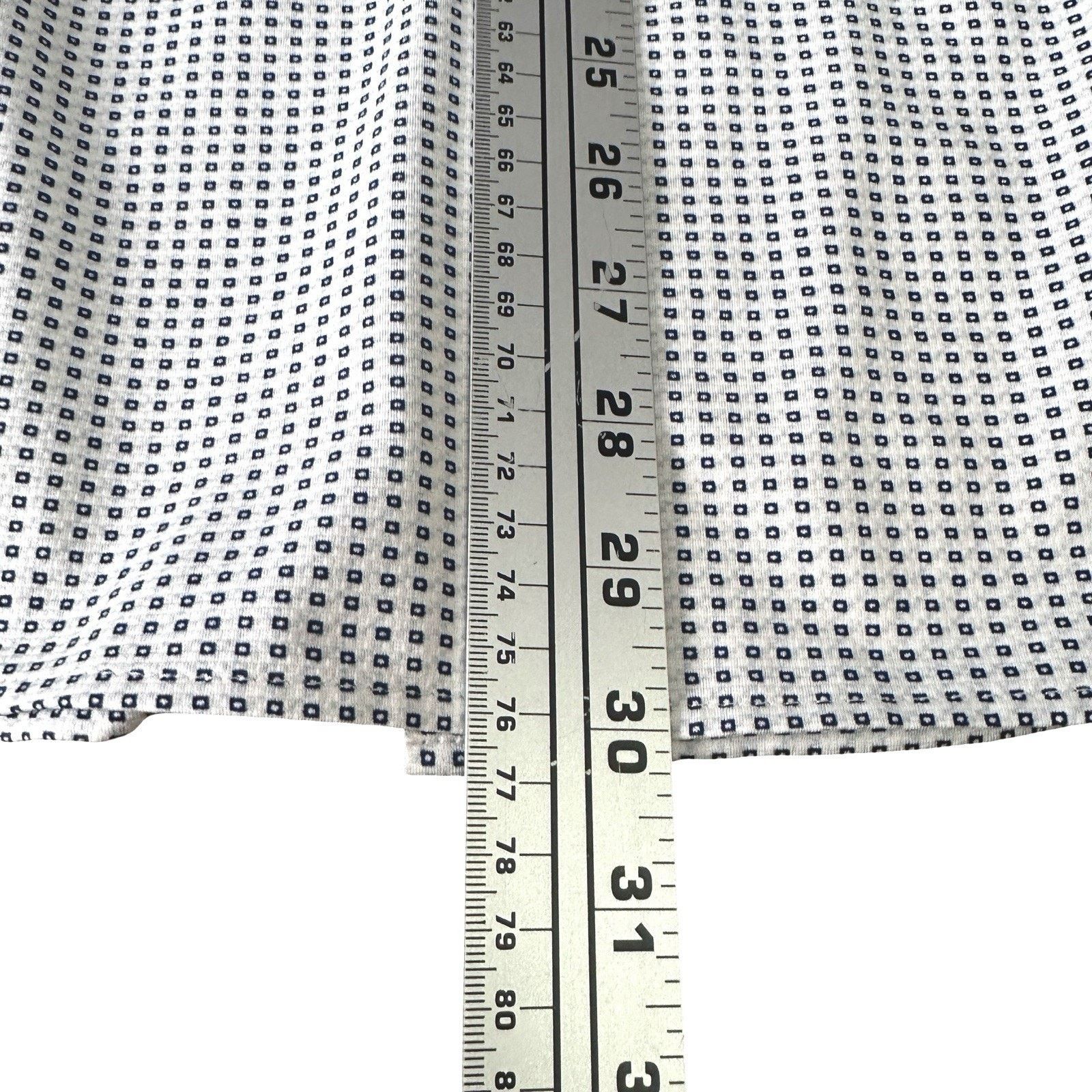 Mizzen+Main Mizzen + Main Shirt Men XL White Blue Short Sleeve Button Size US XL / EU 56 / 4 - 10 Thumbnail