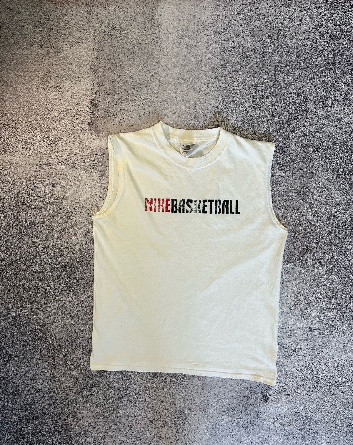 Nike Mens T - Shirt Sleeveless Vintage Basketball