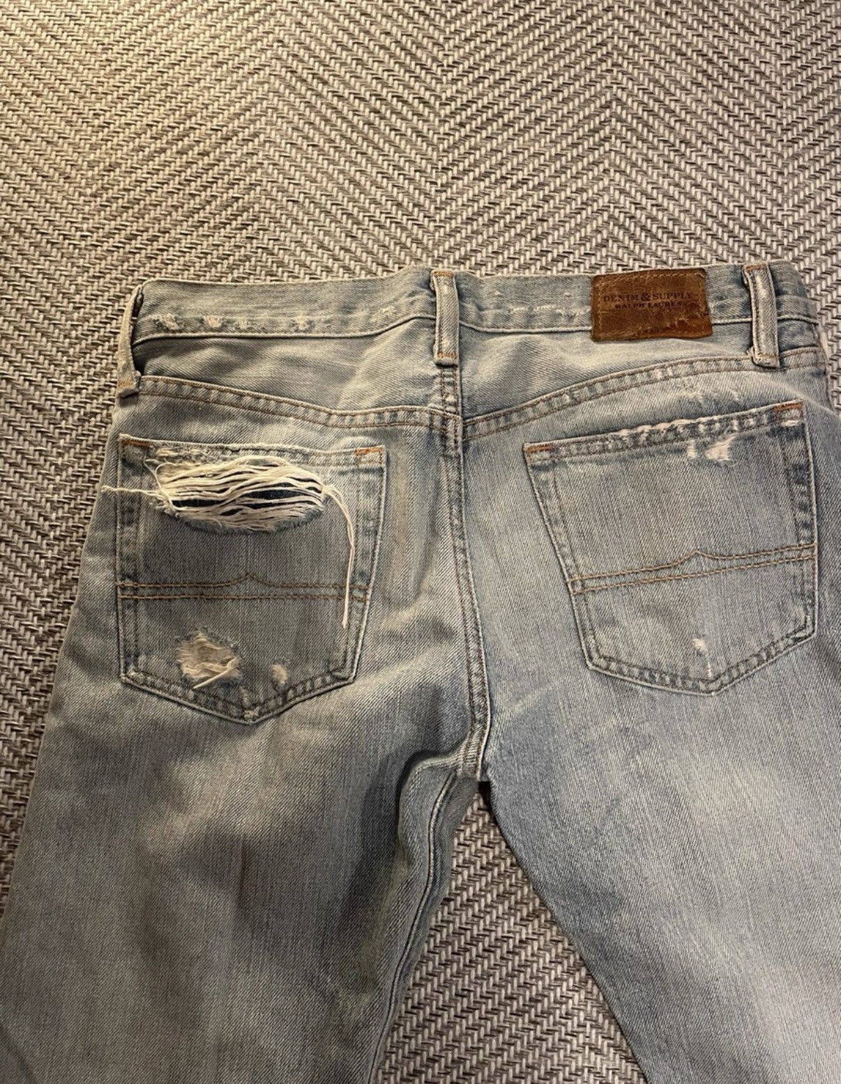 Denim & Supply Ralph Lauren Ralph Lauren Denim & Supply Distressed Ripped Jeans K24 Size US 34 / EU 50 - 7 Thumbnail