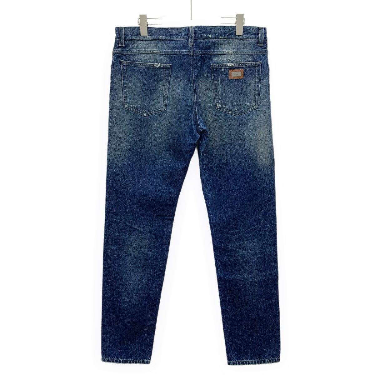 Dolce & Gabbana Dolce & Gabbana Blue Washed Distressed Denim Pants K26WX Size US 36 / EU 52 - 2 Thumbnail