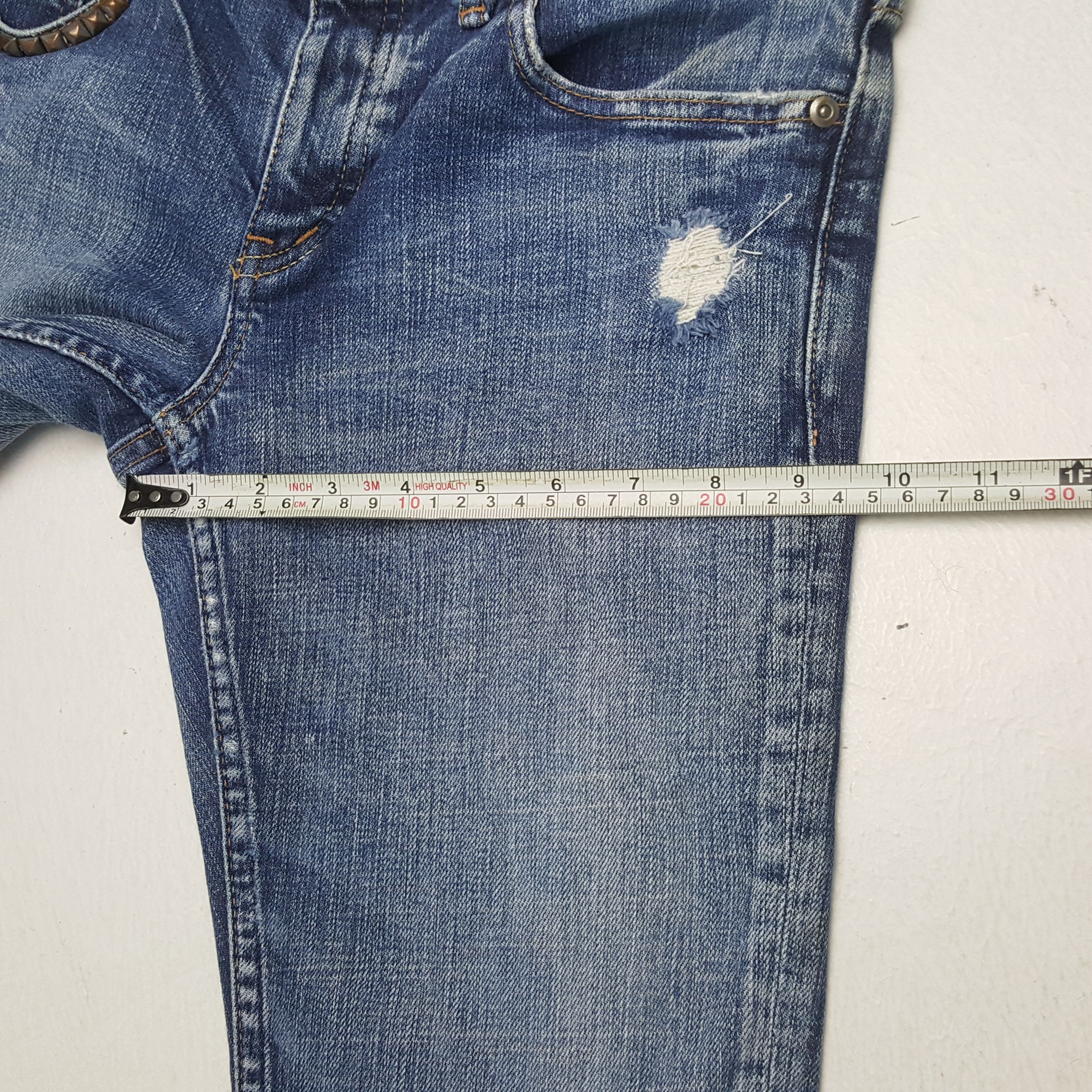 Hysteric Glamour × Japanese Brand × Vintage HYSTERIC GLAMOUR Japanese Brand Streetwear Custom Art Jeans Size 30" / US 8 / IT 44 - 9 Thumbnail