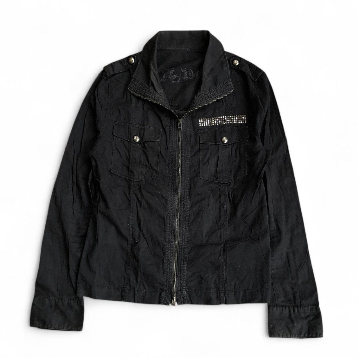 If Six Was Nine 2000s Murder Silence Zipper Studded Jacket Size US M / EU 48-50 / 2 - 3 Thumbnail