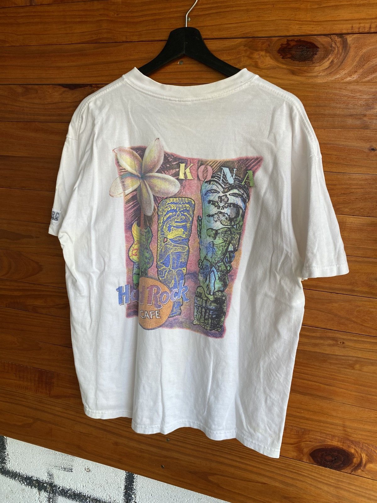 Hard Rock Cafe Vintage Hard Rock Cafe Kona Hawaii T-Shirt 90s White Tee Size US XL / EU 56 / 4 - 5 Thumbnail