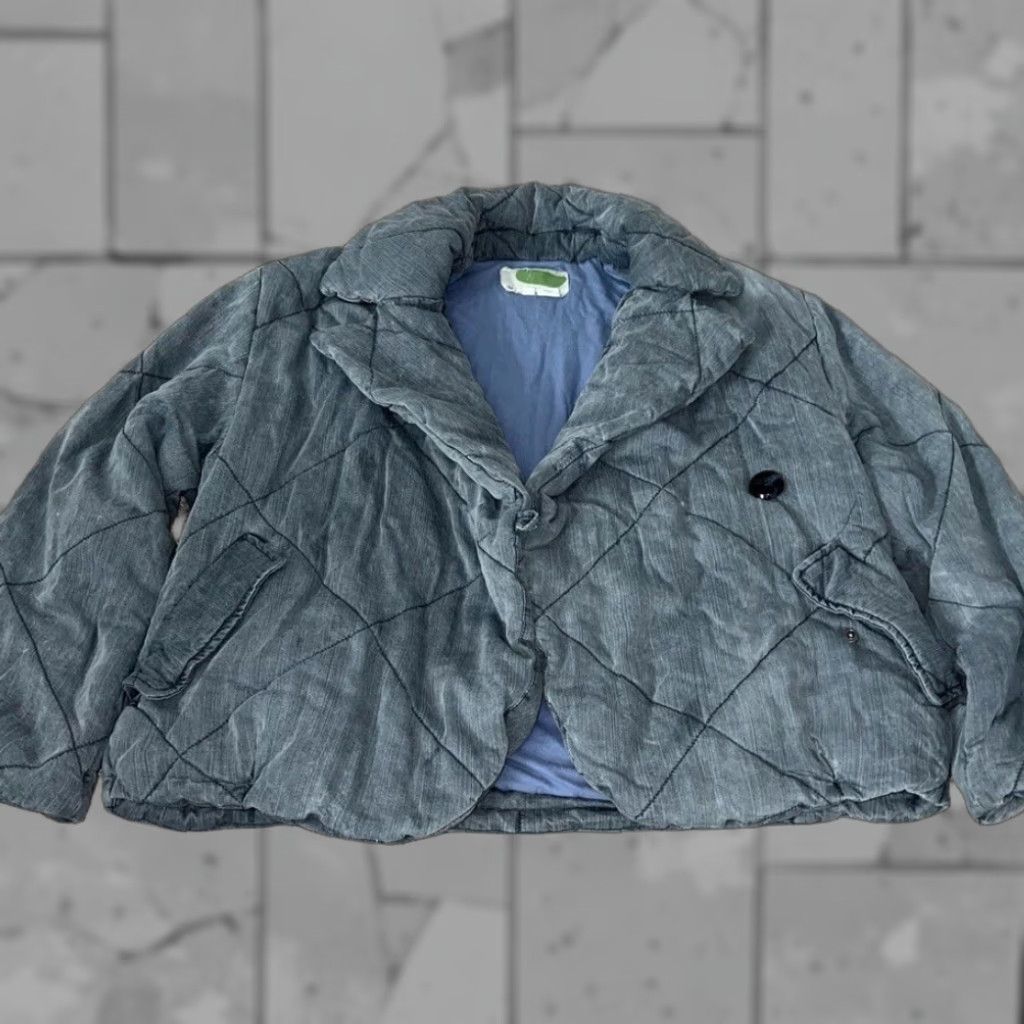 Anthropologie Anthropologie Blue Puffer Coat Women’s Size M Size M / US 6-8 / IT 42-44 - 1 Thumbnail