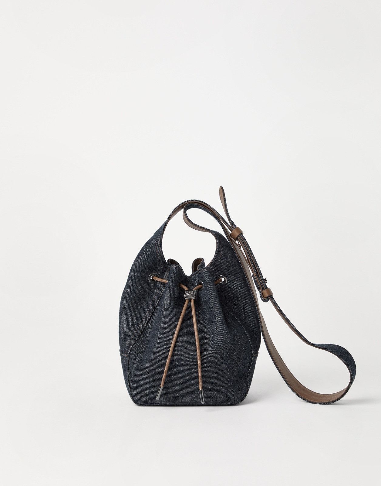 Brunello Cucinelli o1la1rc1a0326 Size: OS / Shoulder Strap Bag in Blue Size ONE SIZE - 2 Thumbnail