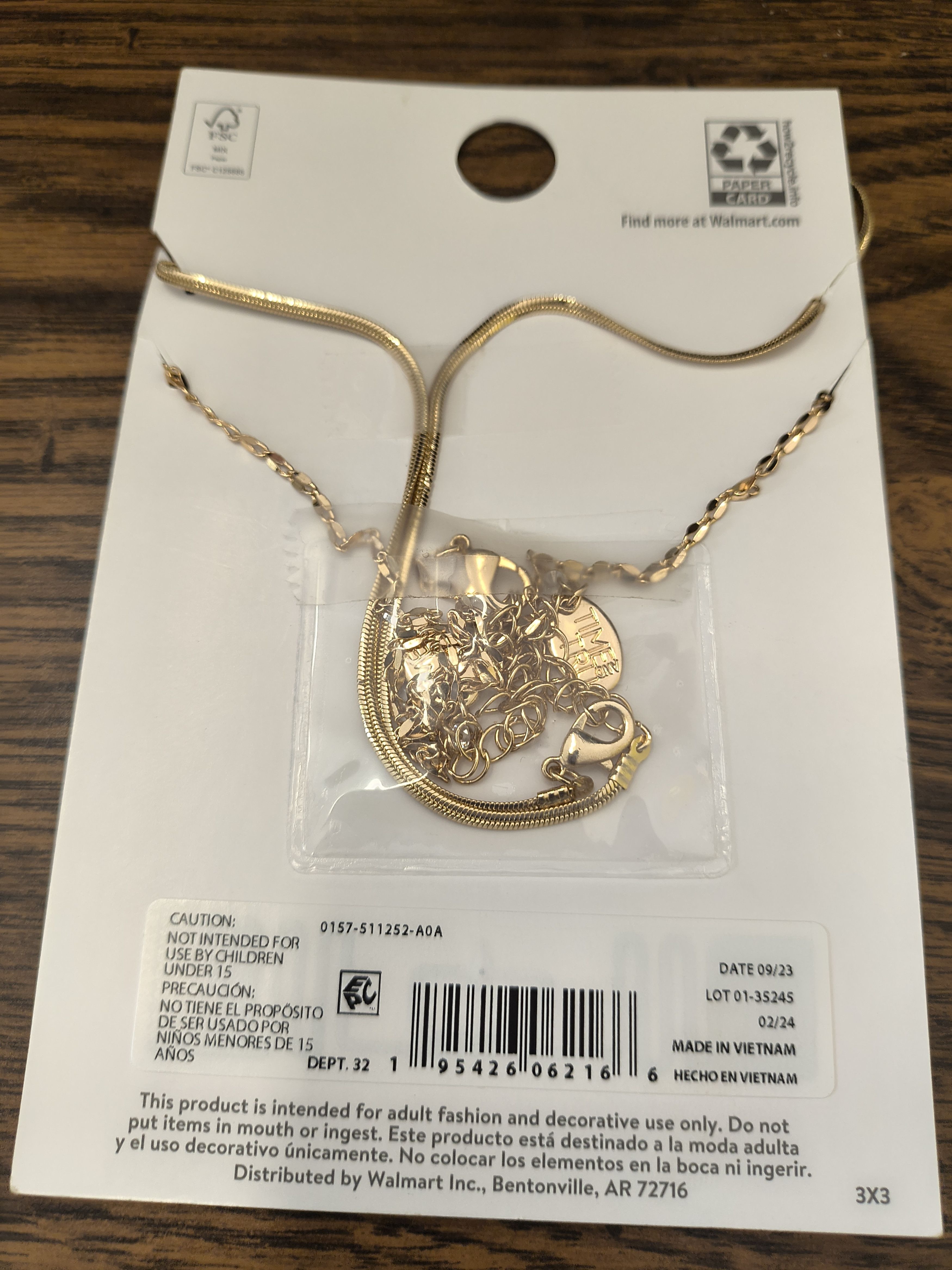 Walmart Time and Tru 2 set Cancer Necklaces Size ONE SIZE - 3 Thumbnail