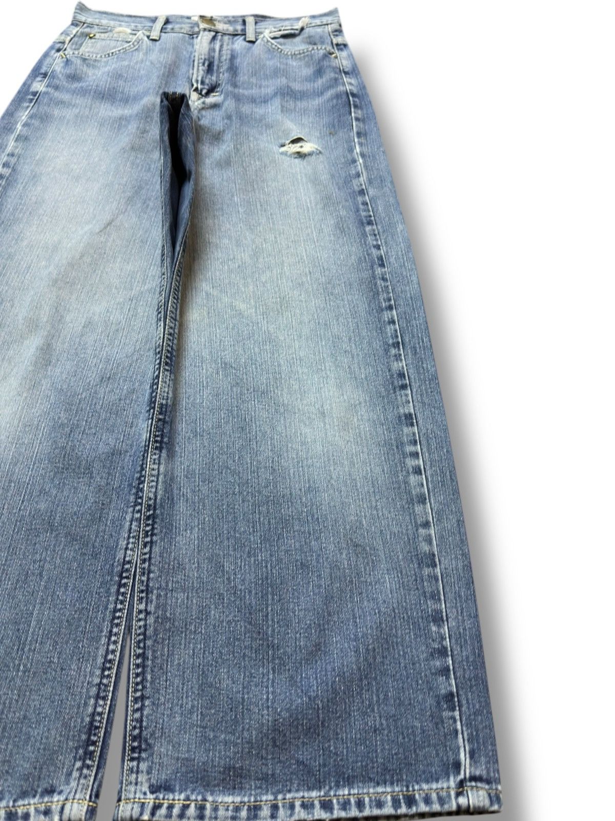 Lee Vintage Lee X Earth Music&Ecology Baggy WidenLeg Skate Denim Size US 29 - 4 Thumbnail
