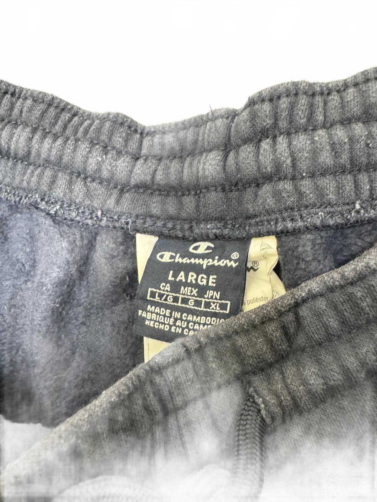 Champion Champion Black Sweatpants with Side Stripes - Size Large Size US 34 / EU 50 - 4 Thumbnail