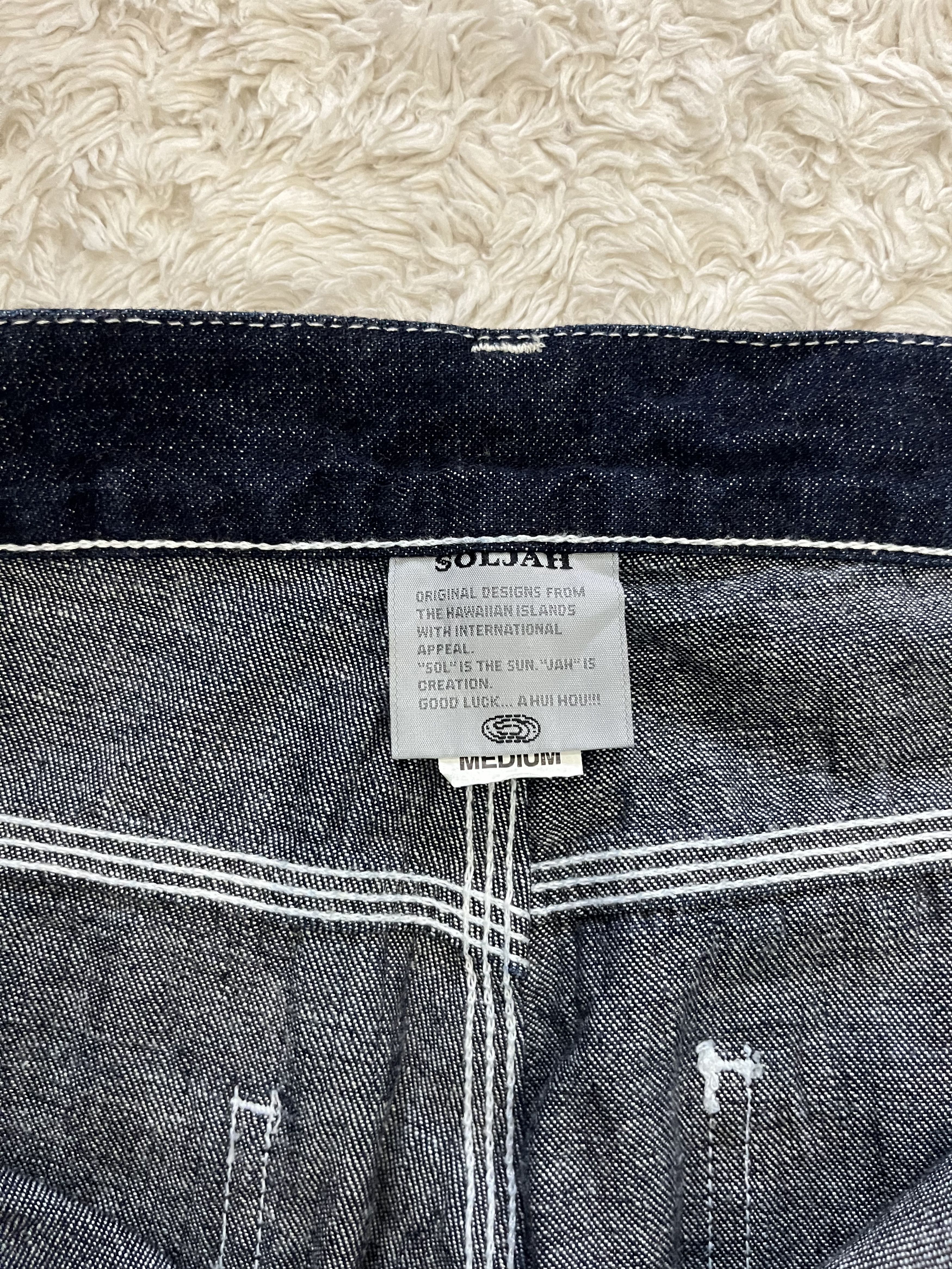 JNCO soljah 90's Y2K denim wide flare baggy jeans Size US 30 / EU 46 - 10 Thumbnail