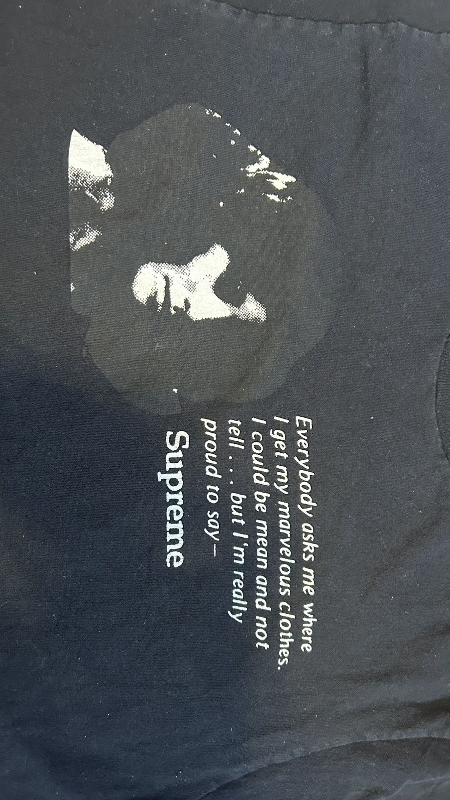 Supreme Supreme Mean Tee Size US M / EU 48-50 / 2 - 2 Thumbnail