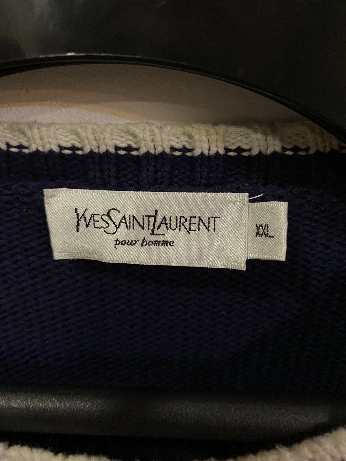 Yves Saint Laurent YSL Sweater Knit Heavy Thick Size US XXL / EU 58 / 5 - 6 Thumbnail