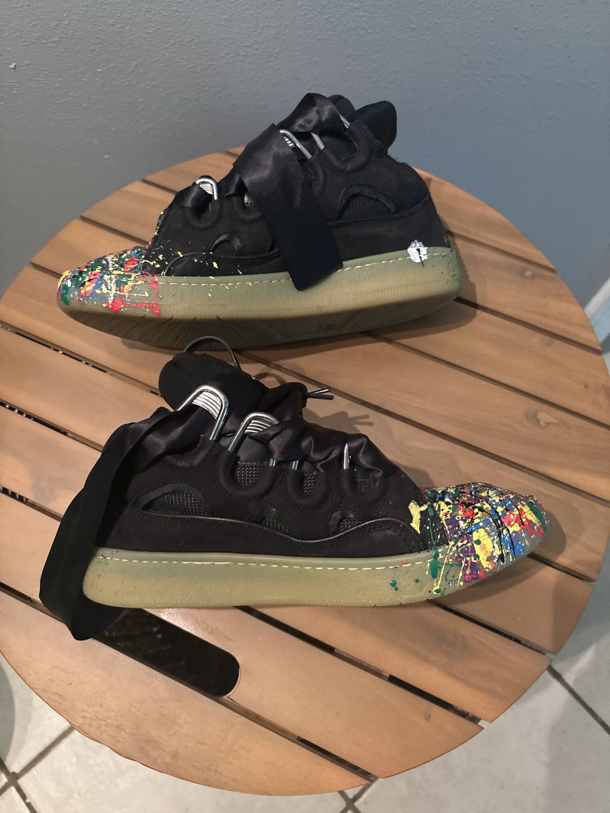 Gallery Dept. × Lanvin Lanvin Leather Curb Gallery Dept. Black Multi ...