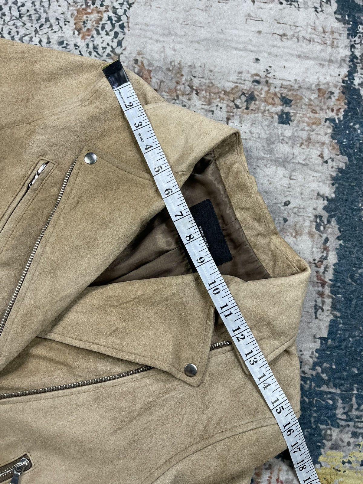 United Arrows United Arrow Suede Leather Rider Jacket Size S / US 4 / IT 40 - 11 Thumbnail