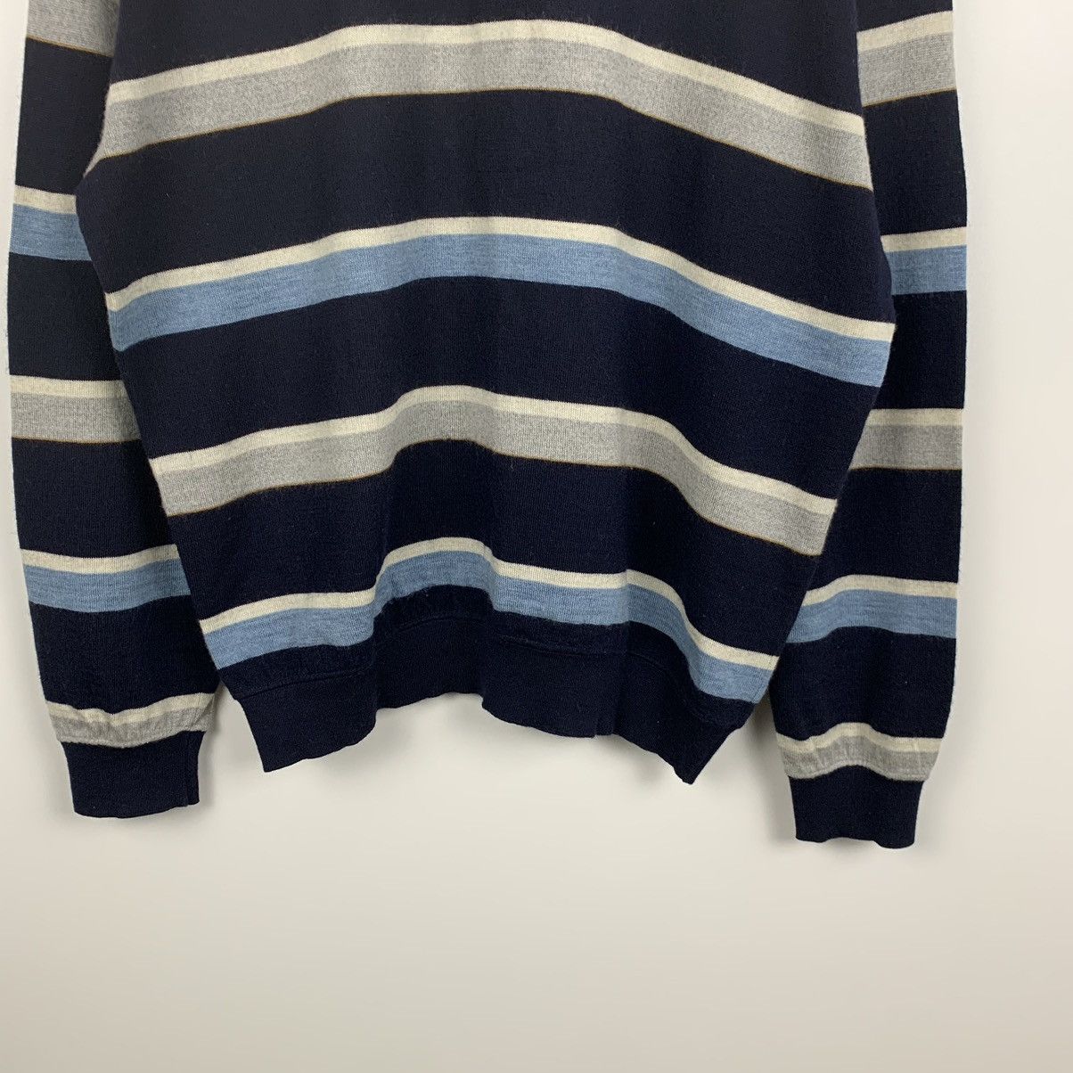 Paul & Shark Vintage Paul & Shark Striped Wool Sweater Men’s Size L Size US L / EU 52-54 / 3 - 15 Thumbnail