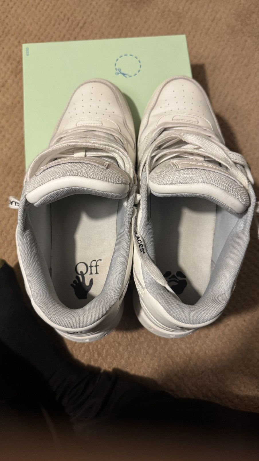 Off-White Off-White Out of Office “for walking” 45 (12) Size US 12 / EU 45 - 5 Thumbnail