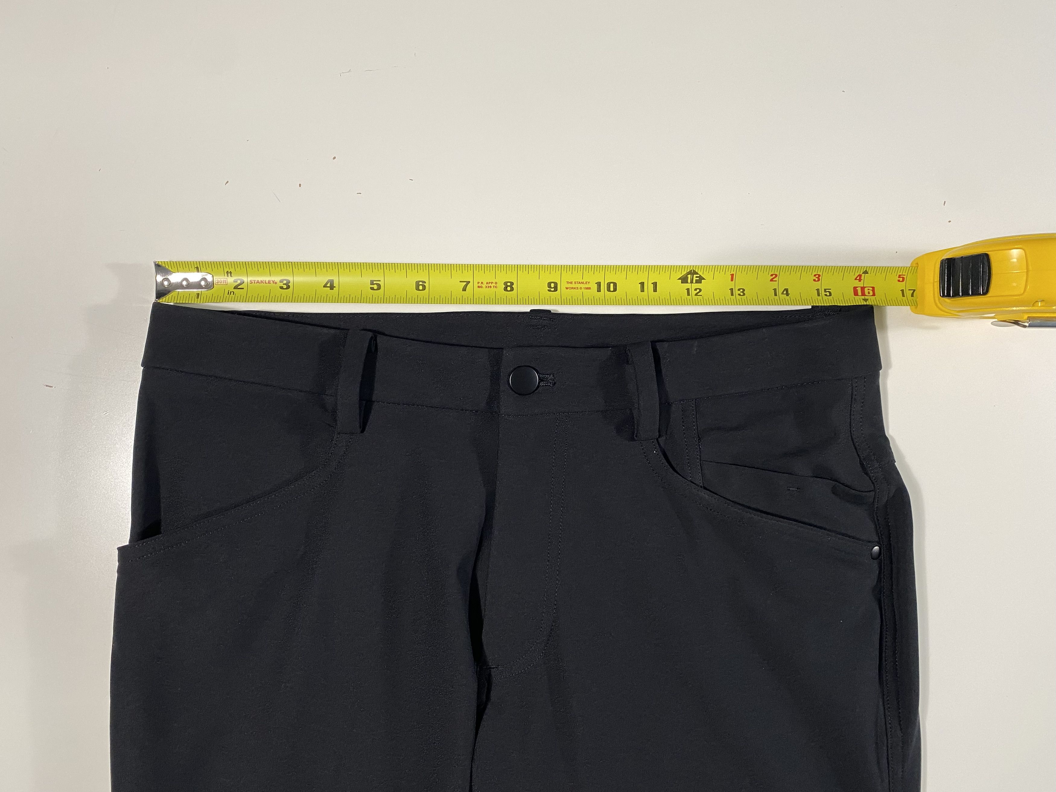 Lululemon Lululemon Slim Fit Commission Pants Black 31x34.5 Size US 31 - 7 Thumbnail