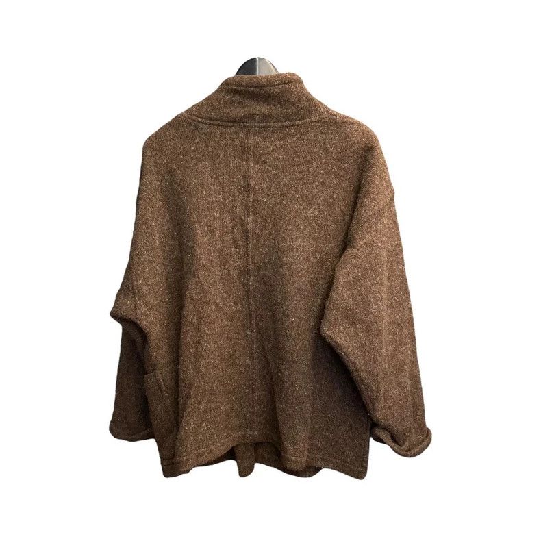 Issey Miyake Issey Miyake size:9 Brown wool cardigan Size US XXS / EU 40 - 2 Thumbnail