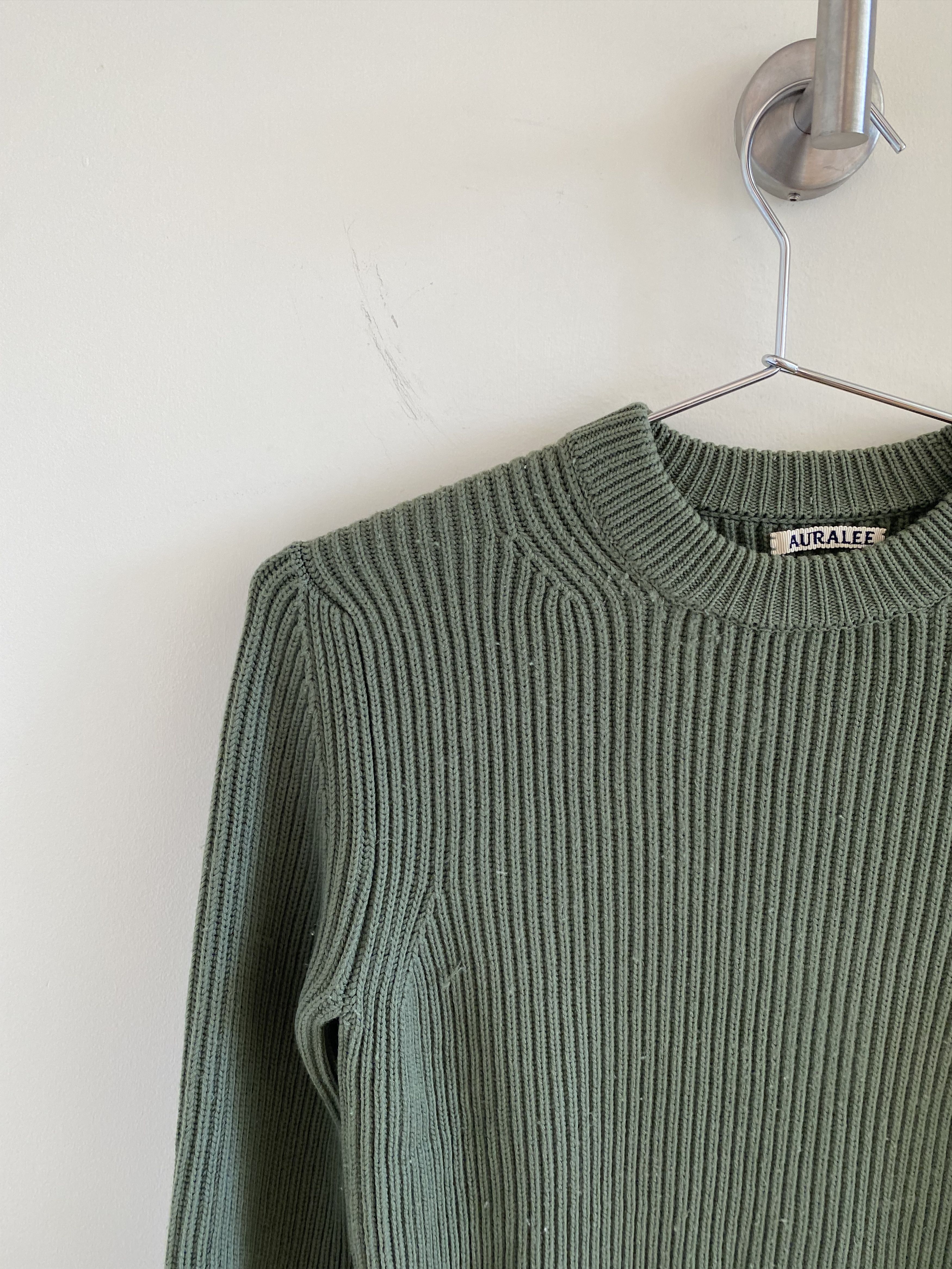 Auralee Auralee Knit Green Sweater Size S / US 4 / IT 40 - 4 Thumbnail