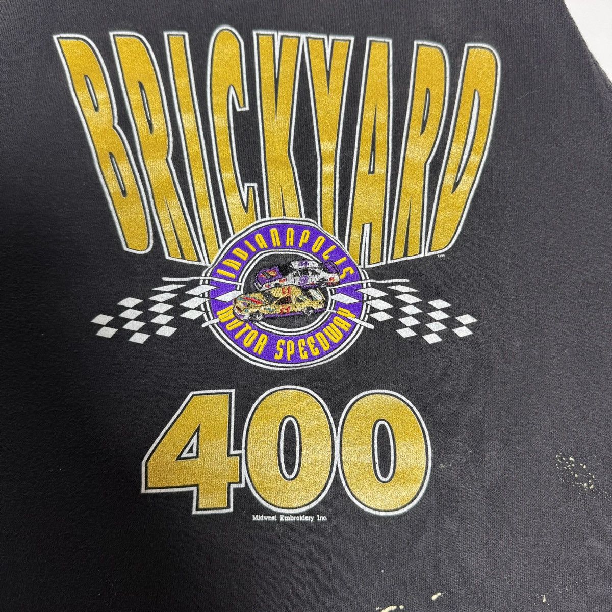 Vintage Vintage 90s Brickyard 400 NASCAR Tank Top Single Stitch Size US M / EU 48-50 / 2 - 2 Thumbnail