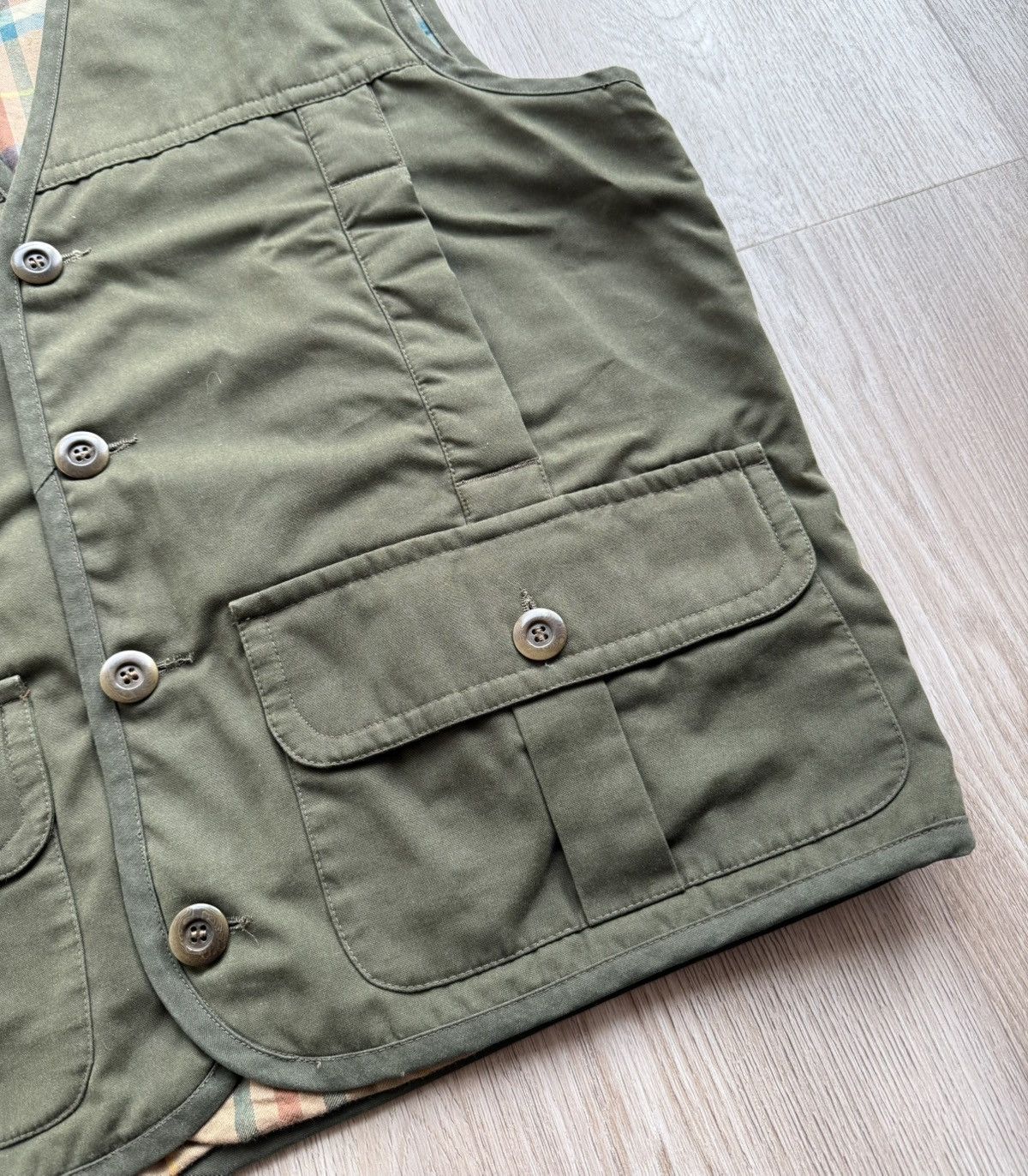 Vintage Vintage Waterville Khaki Hunting Vest Size US L / EU 52-54 / 3 - 4 Thumbnail