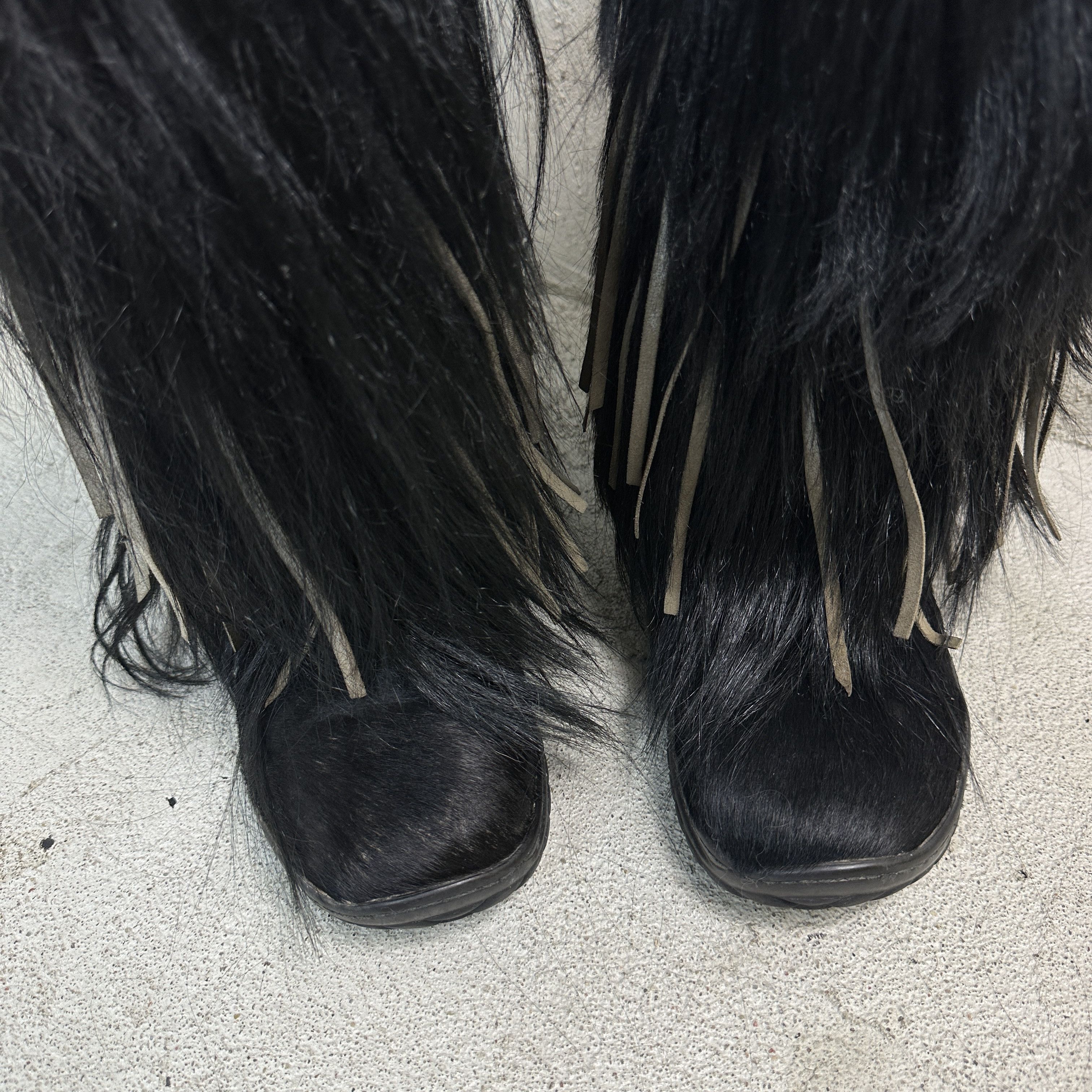 Vintage Horse Hair Opium Fur Boots Size US 7 / IT 37 - 5 Thumbnail