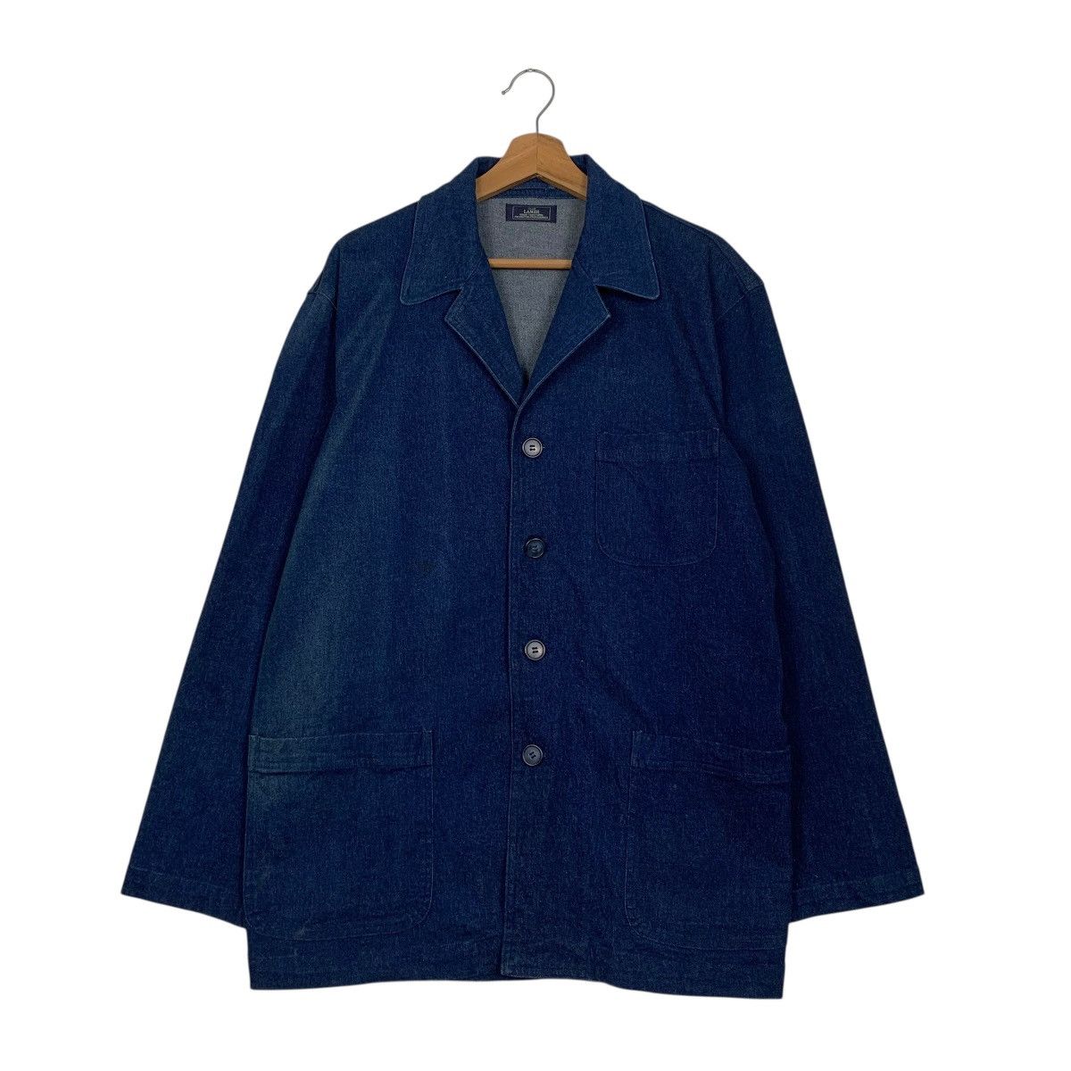 Japanese Brand Club Lamer Sashiko Indigo Denim Jacket Size US L / EU 52-54 / 3 - 1 Thumbnail