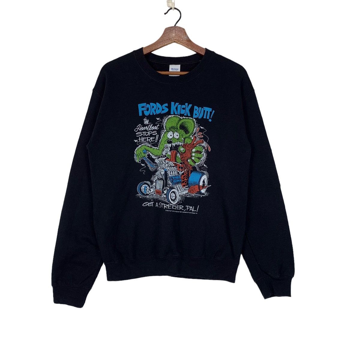 Gildan Y2K Rat Fink Ed Roth Pop Art Crewneck Sweatshirt Size US S / EU 44-46 / 1 - 1 Thumbnail