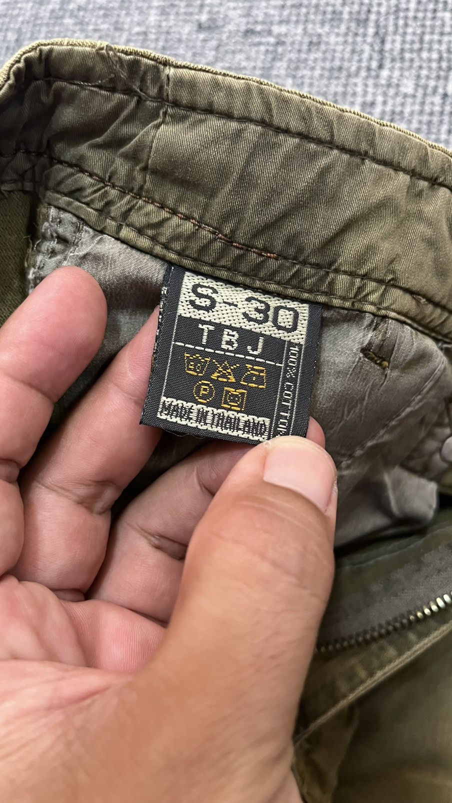 If Six Was Nine Vintage TBJ Cargo Multi pocket Pants size 30 x 31 inches Size US 30 / EU 46 - 11 Thumbnail
