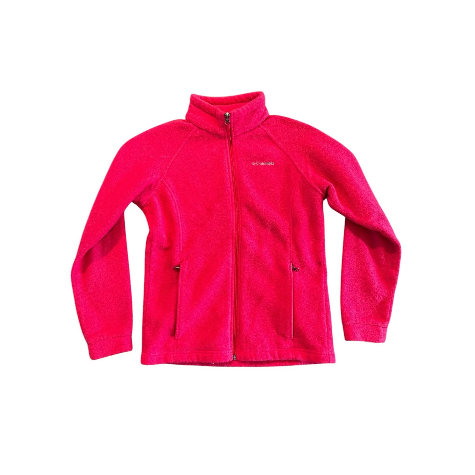 Columbia Columbia Fleece Jacket Size L 14/16 Pink Full Zip Outdoor Size US L / EU 52-54 / 3 - 1 Thumbnail