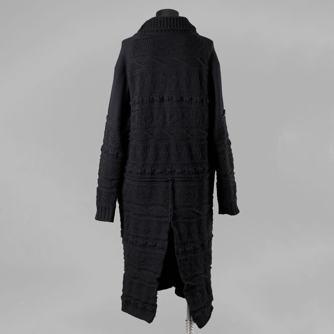 Yohji Yamamoto Yohji Yamamoto POUR HOMME Knit Coat Size US L / EU 52-54 / 3 - 2 Thumbnail
