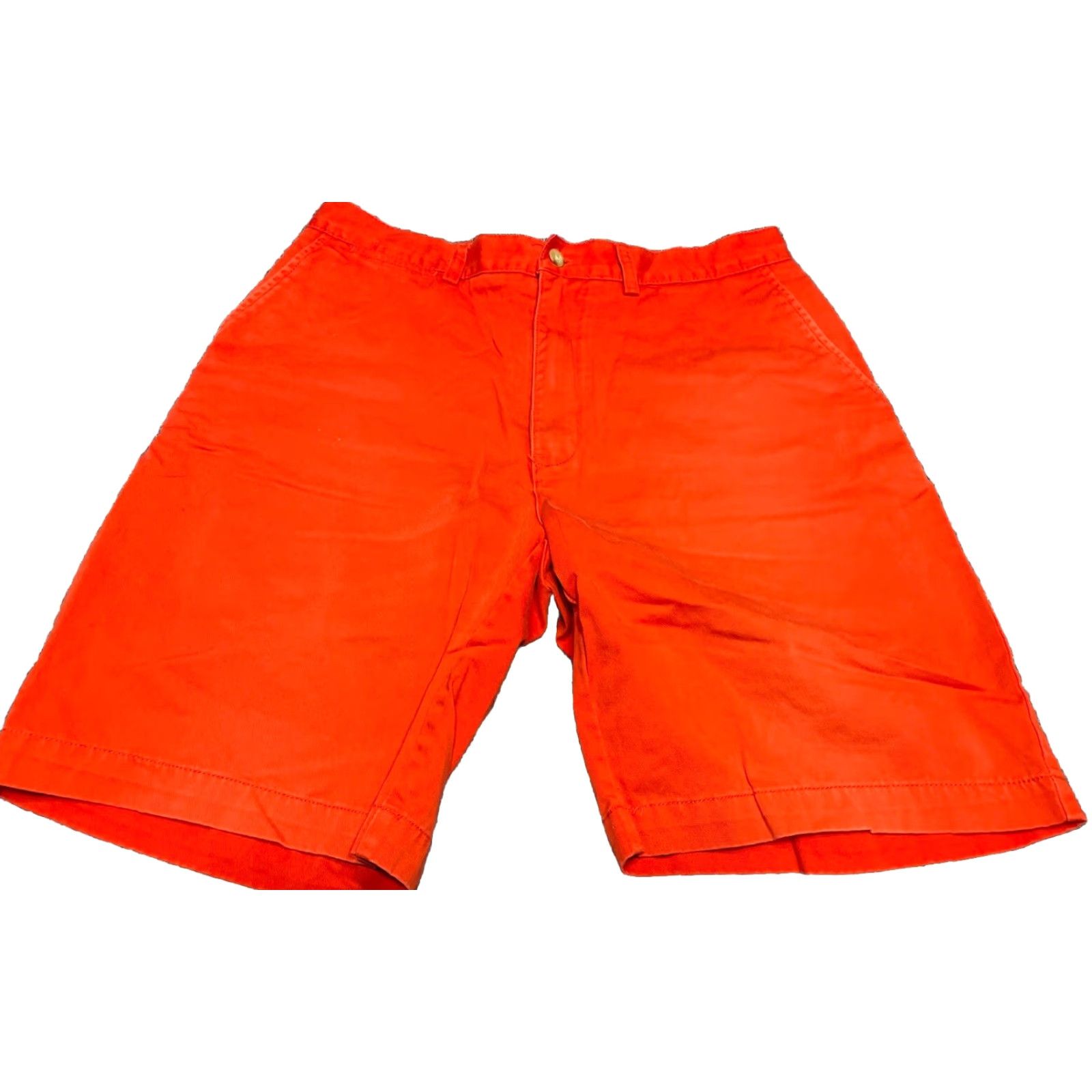 Polo Ralph Lauren VINTAGE Polo Ralph Lauren Prospect Shorts Mens 34 Fade Red Cotton Chino Regular Inseam 9.5" Belt Loops Zip Pockets Logo Size US S / EU 44-46 / 1 - 2 Thumbnail