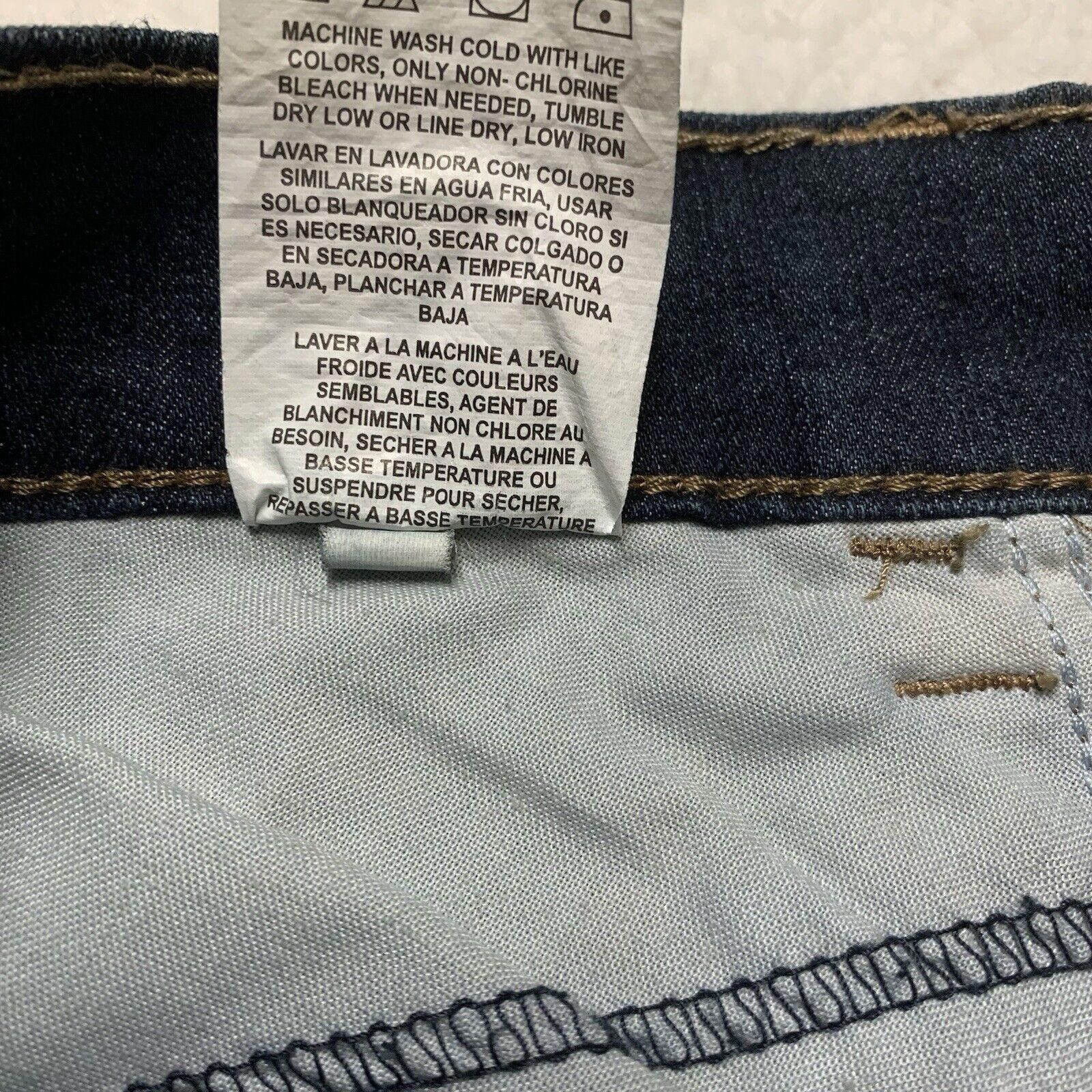Lee LEE Jeans Women's Sz 18 Short Classic Fit Dark Blue Size 40" / US 18 - 5 Thumbnail