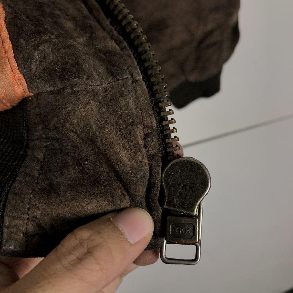 Vintage 🔥90’s Vintage Bomber Leather Jacket North Bound Big Logo Size US L / EU 52-54 / 3 - 14 Thumbnail