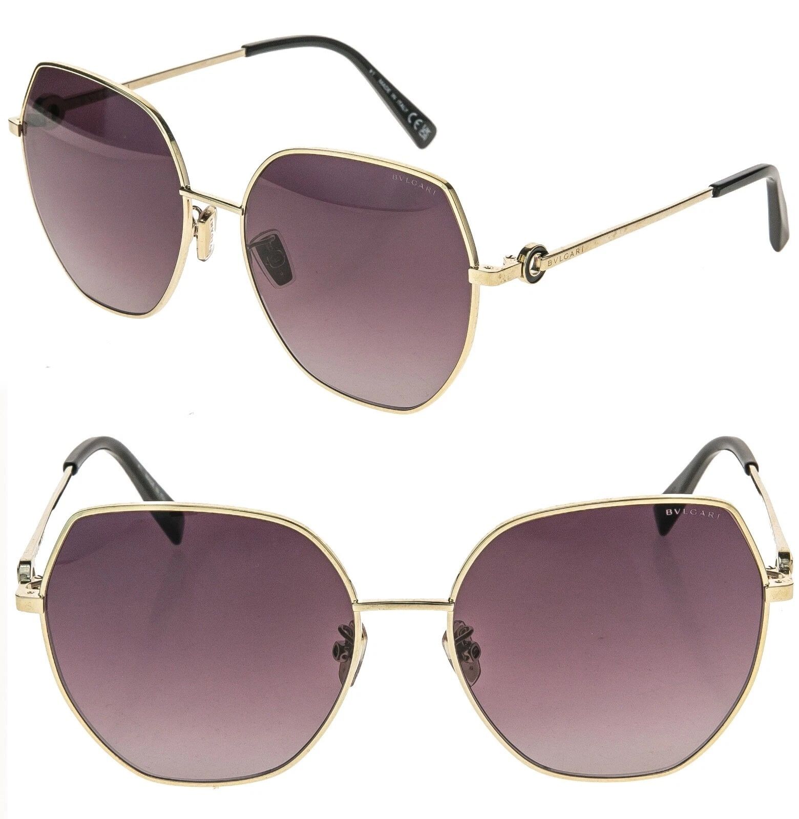 Bvlgari BVLGARI BV40035U COIN Gold Elegant Logo Sunglasses 40035 33T Size ONE SIZE - 1 Thumbnail