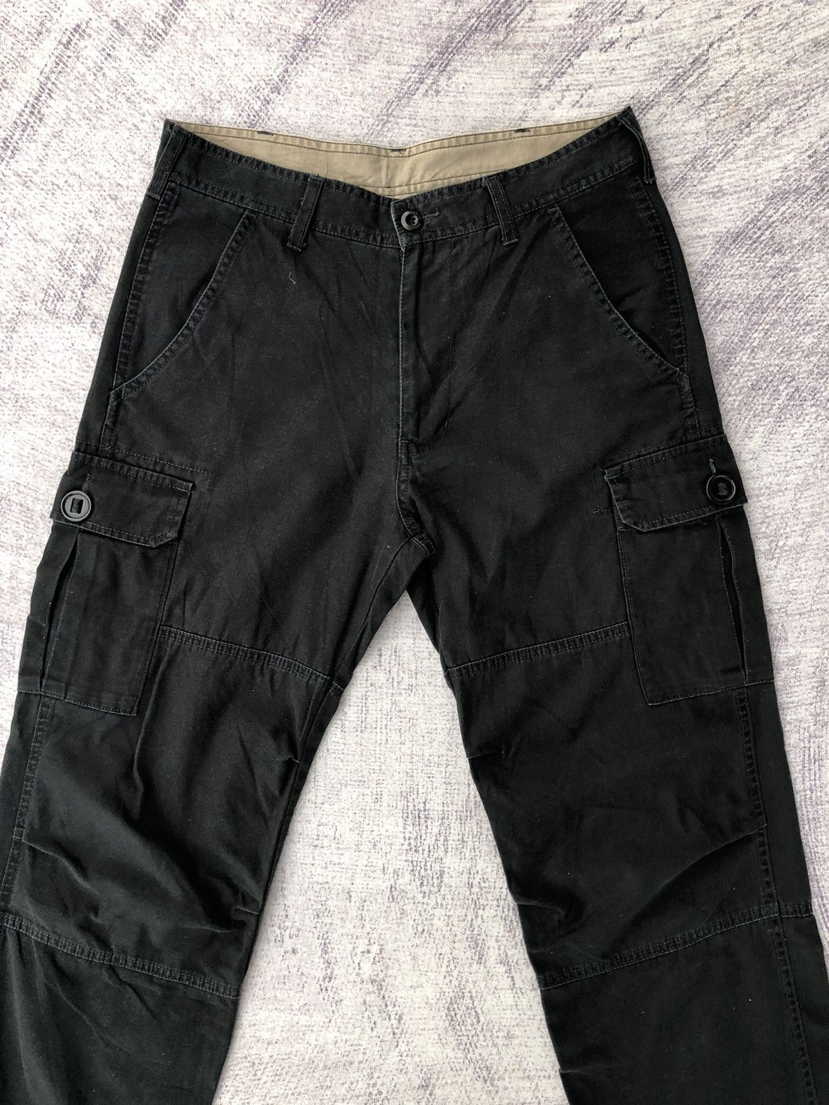 Japanese Brand × Other Cargo Black Panaspur 6 Pocket Utility Pants Size US 30 / EU 46 - 2 Thumbnail