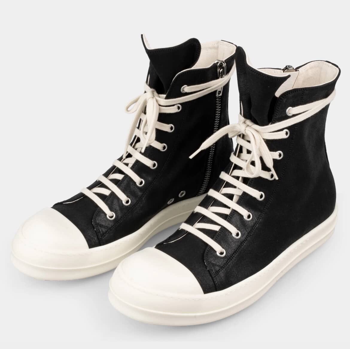 靴 Rick Owens DRKSHDW RAMONES 42 Rick owens drkshdw waxed sock ramones 42 – Dusty Archive
