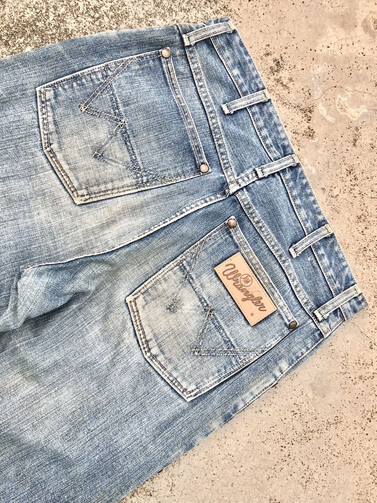 Vintage VINTAGE WRANGLER BLUE BELL SELVEDGE DENIM Size US 31 - 11 Thumbnail