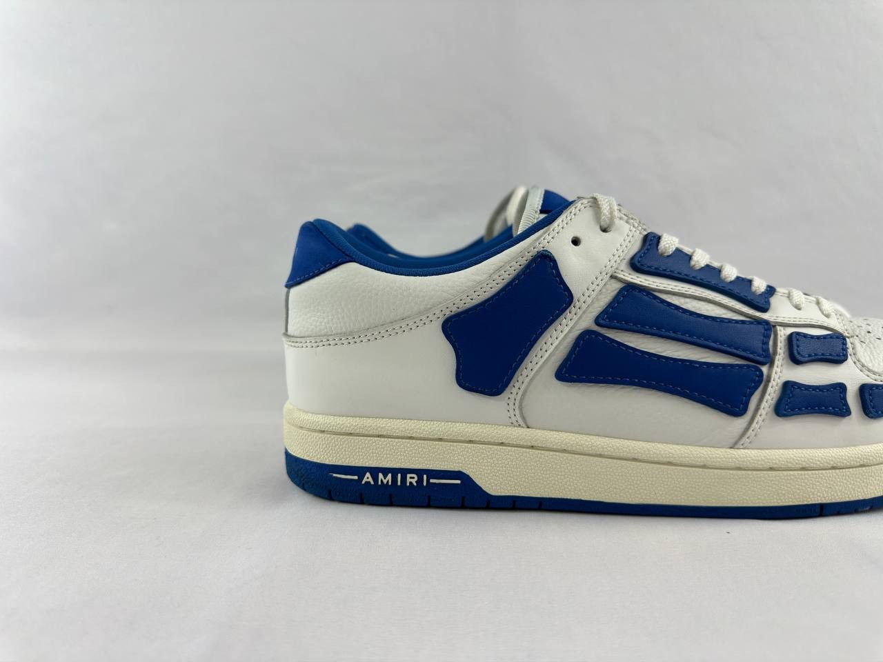 Amiri Amiri Skel Top Low 'White Blue' Sneakers Size US 12 / EU 45 - 2 Thumbnail