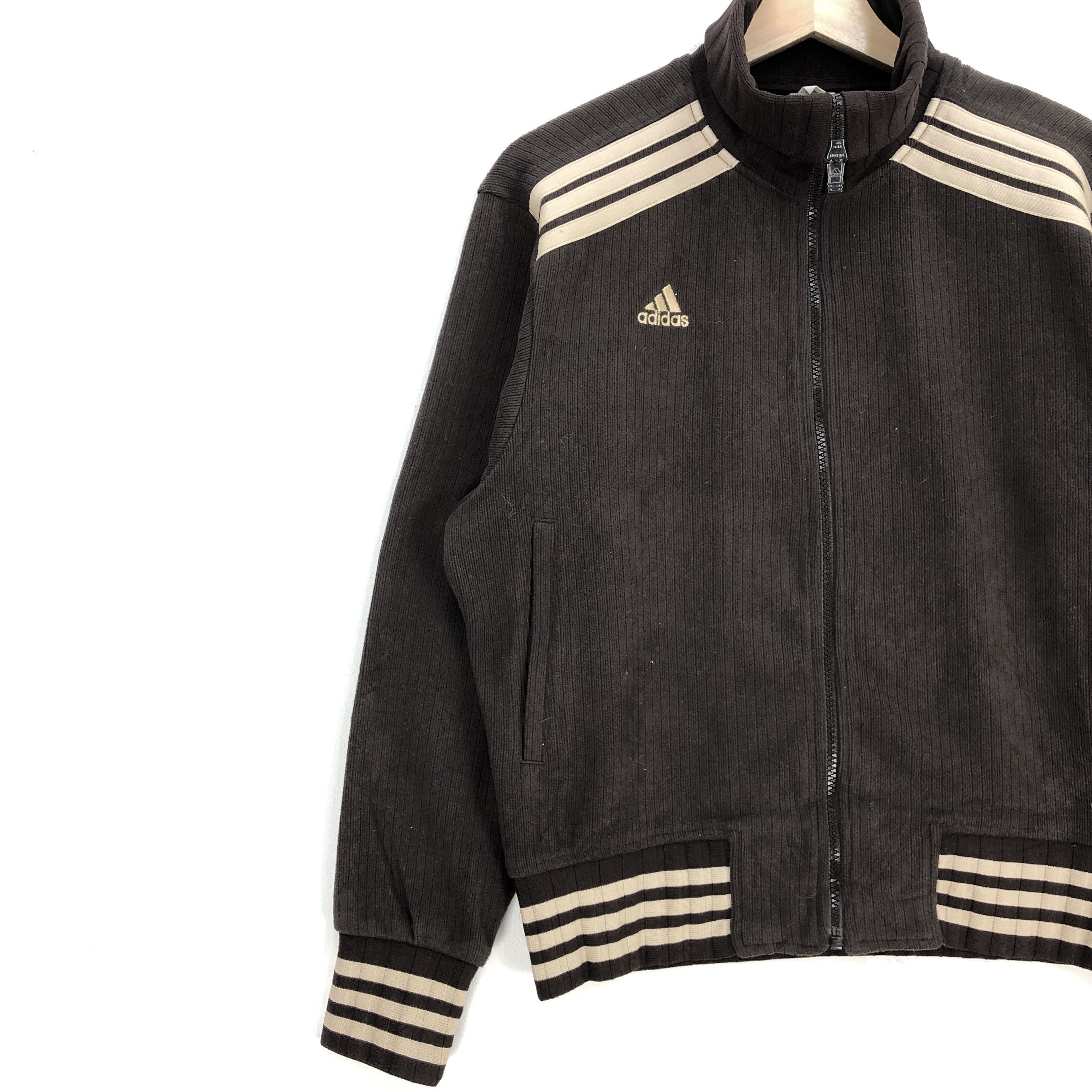 Adidas × Vintage Vintage Adidas Sweater Tracktop Zipper Sweatshirt Size US M / EU 48-50 / 2 - 2 Thumbnail