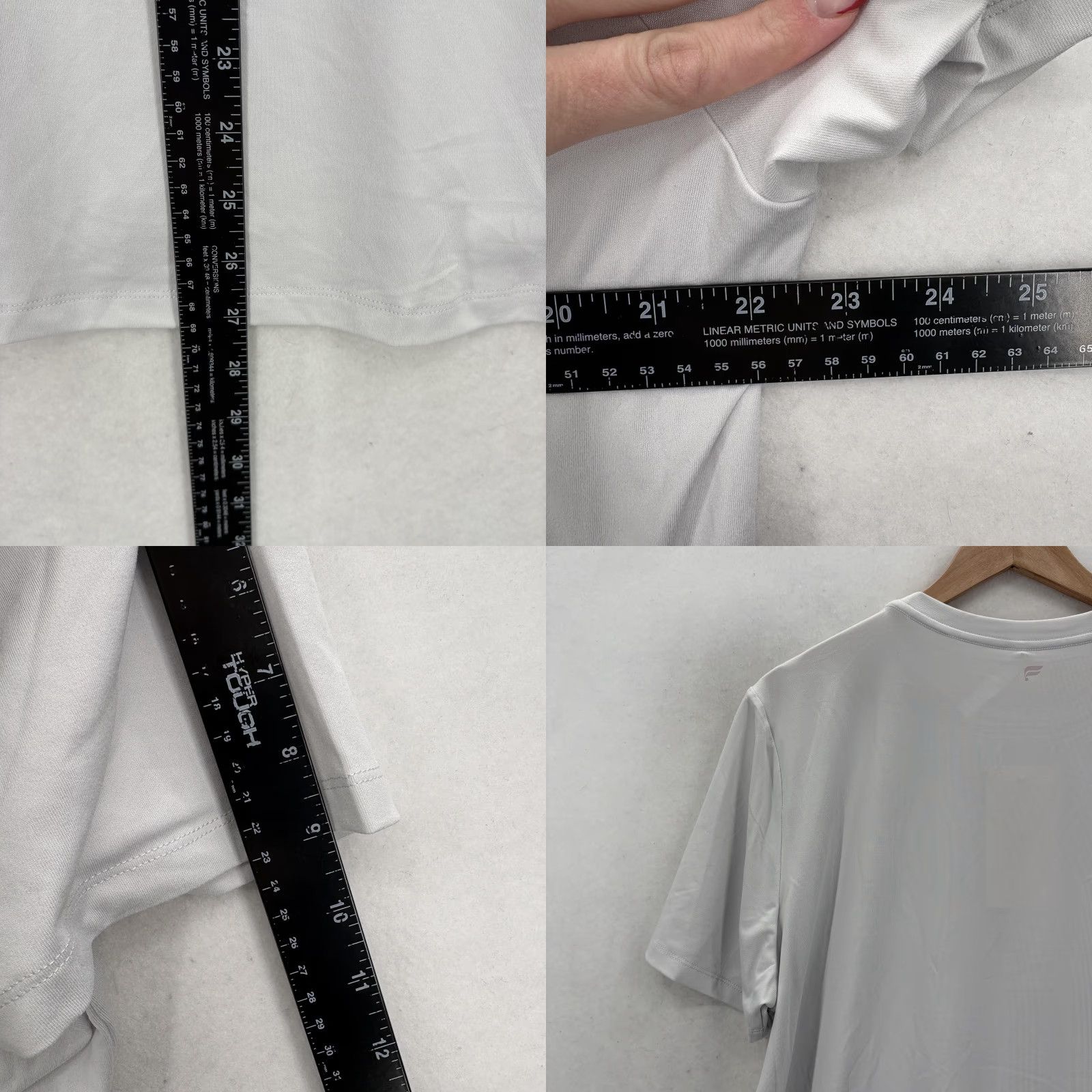 Fabletics Fabletics Mens T-Shirt SS Blake S/S Tee Shirt Gray Moisture Wicking Gym Travel 2XL Crew Neck Short Sleeve Relaxed Fit Size US XXL / EU 58 / 5 - 8 Thumbnail