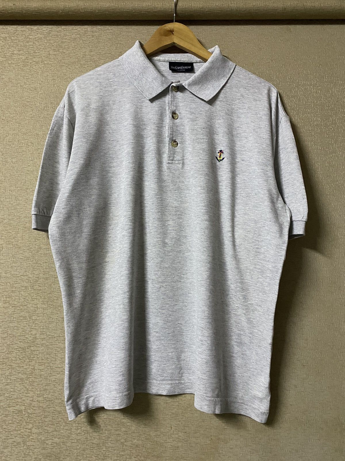 Yves Saint Laurent YvesSaintLaurent Pour Homme Multi Color Logo Polos Tee Size US L / EU 52-54 / 3 - 1 Thumbnail