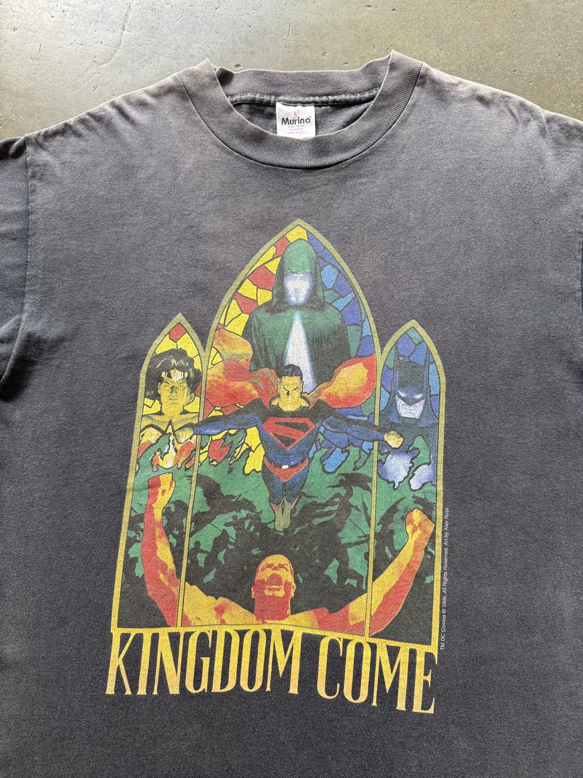 Vintage 1996 Kingdom Come DC Comics Tee Shirt Alex Ross Marvel Size US L / EU 52-54 / 3 - 3 Thumbnail