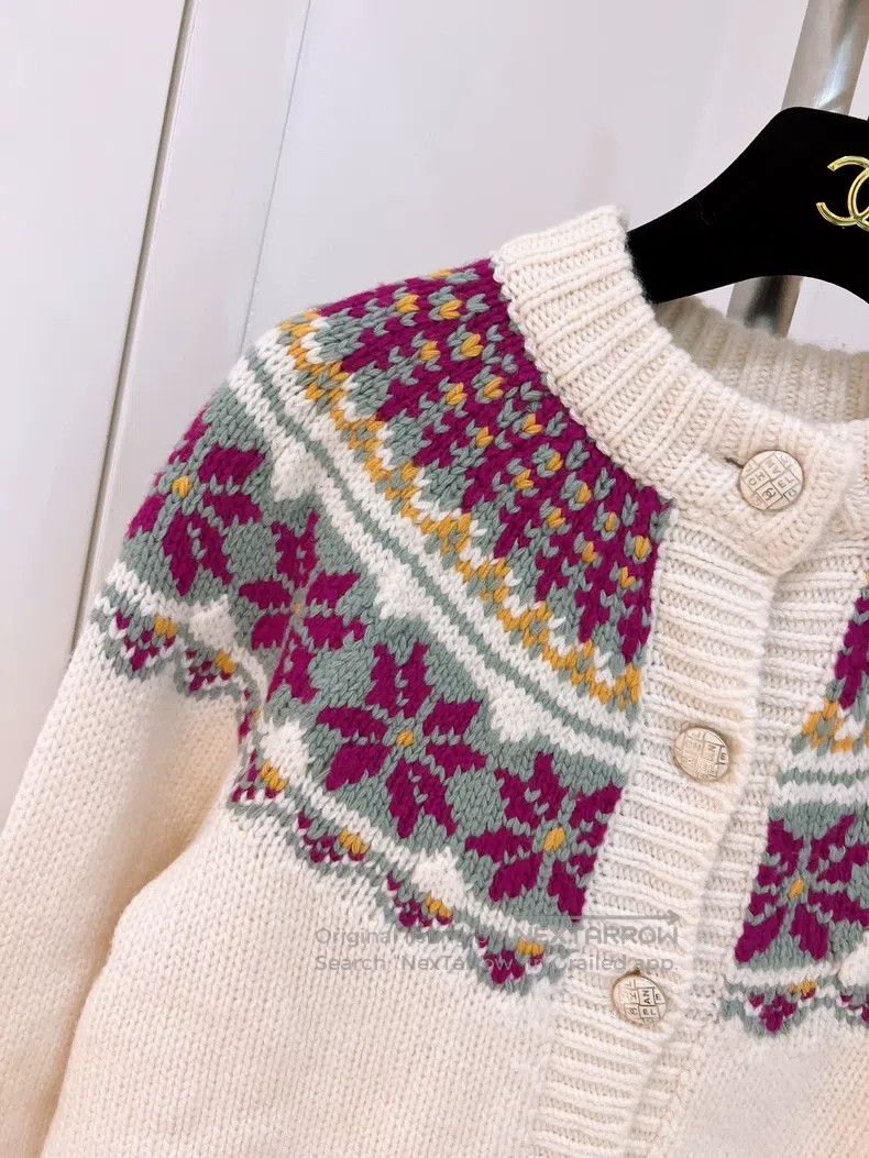 Chanel Chanel 18 Ski Sweater Cardigan sweater Size XS / US 0-2 / IT 36-38 - 3 Thumbnail