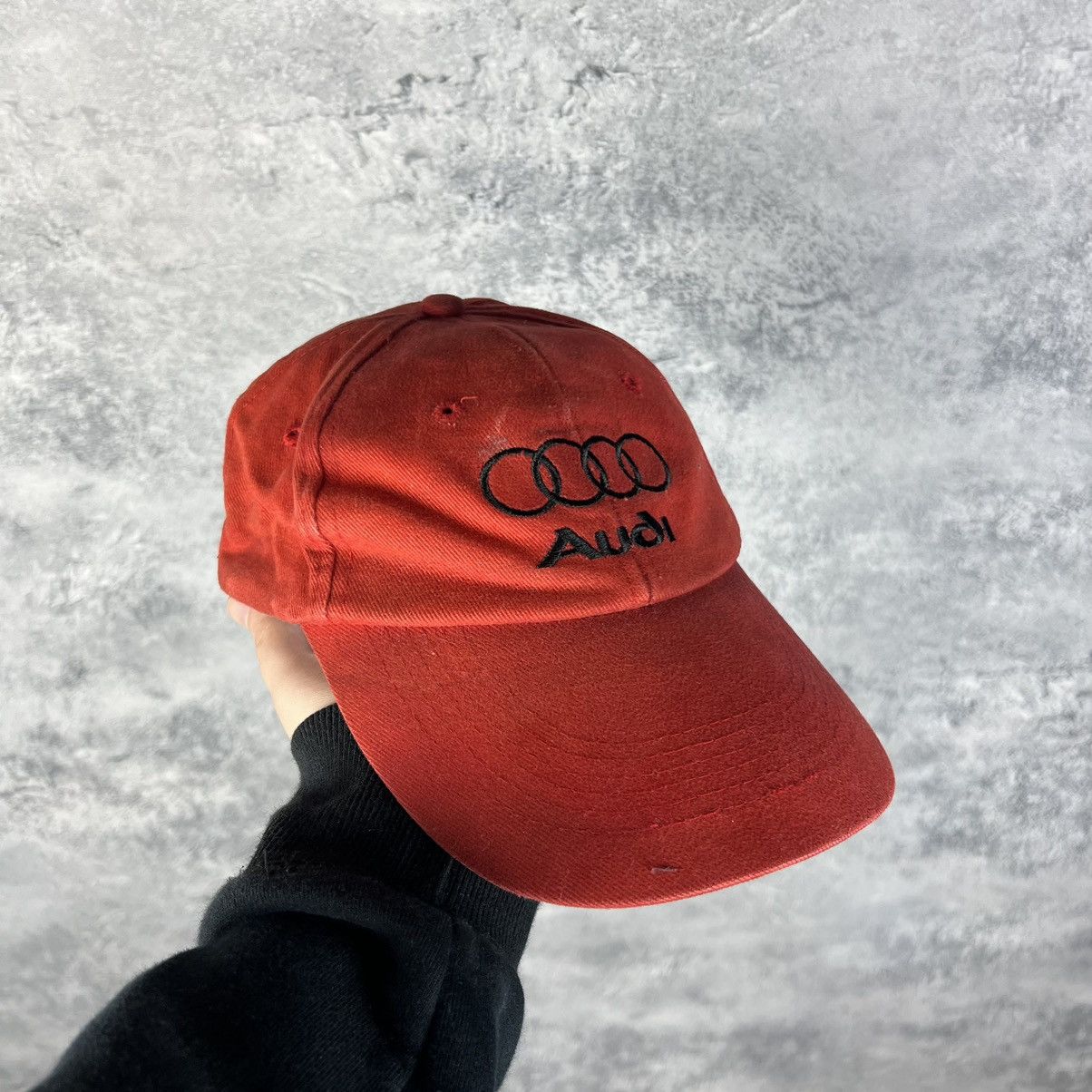 Audi Audi Vintage Cap Men's Red One Size Size ONE SIZE - 1 Thumbnail