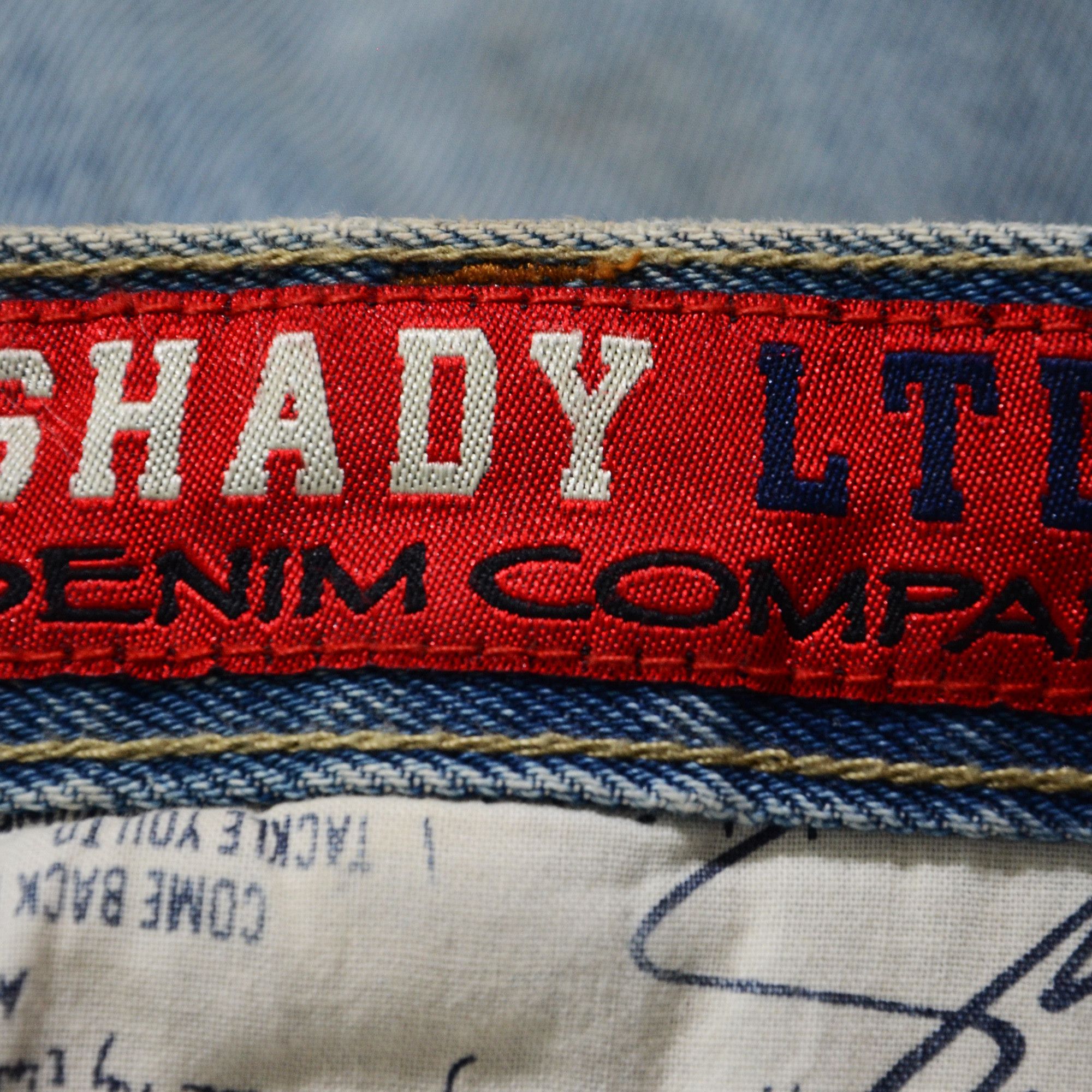 Shady Ltd Shady.Ltd Jorts Y2K Eminem Hip Hop Streetwear Light Denim Size US 34 / EU 50 - 7 Thumbnail