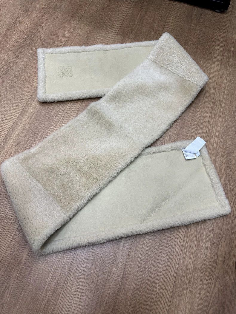 Loewe LOEWE White beige knit sweater Size ONE SIZE - 2 Thumbnail