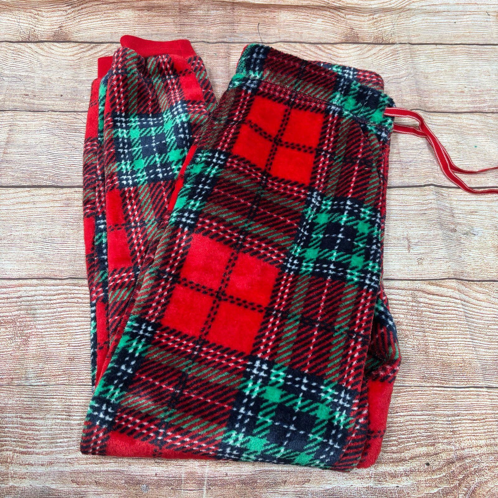Other Joyspun Plaid Fleece Lounge Pants Womens Small Size ONE SIZE - 2 Thumbnail