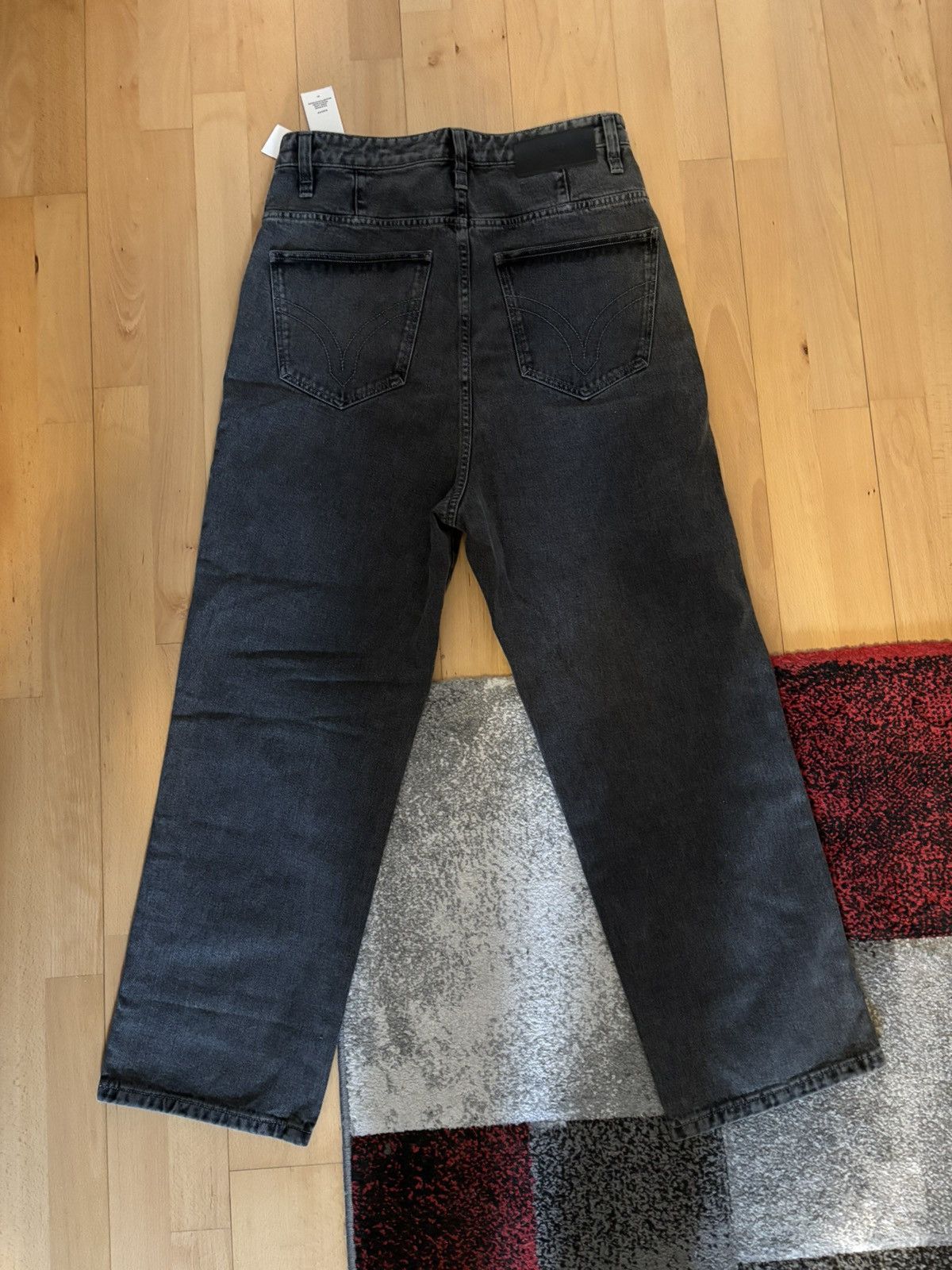 AMI AMI Paris Alex Fit Wide Leg Jeans Size US 31 - 2 Thumbnail