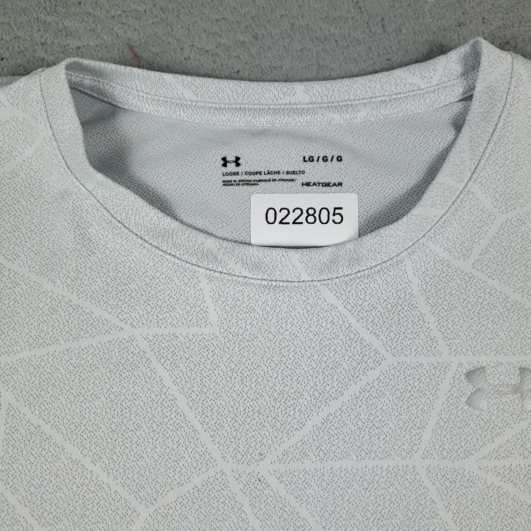 Under Armour Under Armour T Shirt Womens Large Gray Heatgear Short Sleeve Crew Neck Pullover Logo Casual Shirt Womens L Gray Modern Classic Outdoor All Seasons Size L / US 10 / IT 46 - 3 Thumbnail